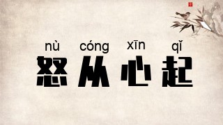 怒从心起