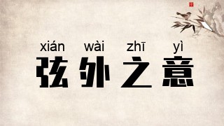 弦外之意