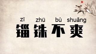 锱铢不爽