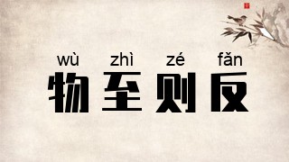 物至则反