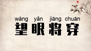 望眼将穿