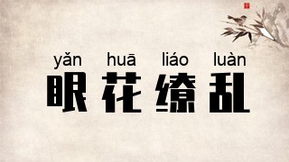 眼花缭乱