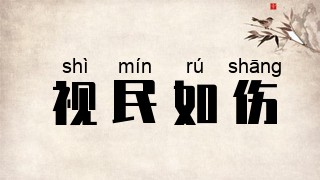 视民如伤