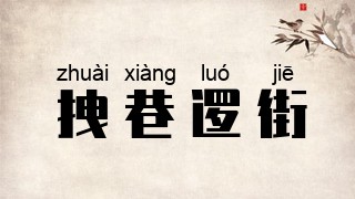 拽巷逻街