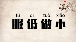 服低做小