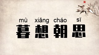 暮想朝思