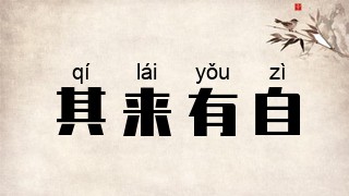 其来有自