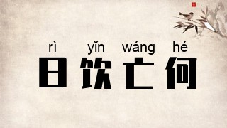 日饮亡何
