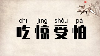 吃惊受怕