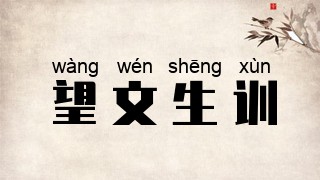 望文生训