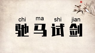 驰马试剑