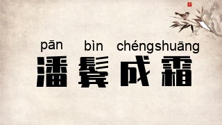 潘鬓成霜