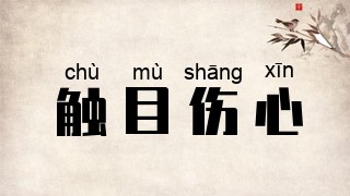 触目伤心