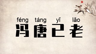 冯唐已老