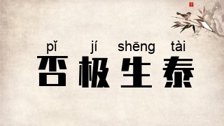 否极生泰