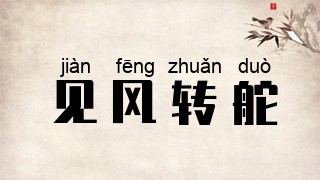 见风转舵