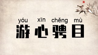 游心骋目