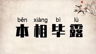 本相毕露