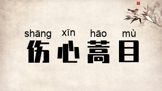 伤心蒿目