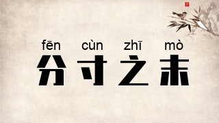 分寸之末