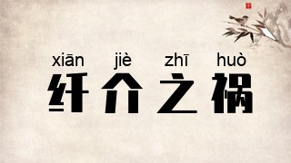 纤介之祸