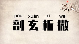 剖玄析微