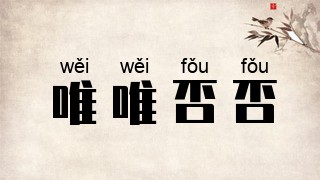 唯唯否否