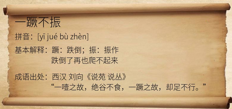 一蹶不振