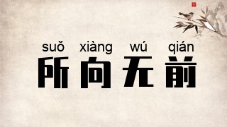 所向无前