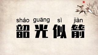韶光似箭