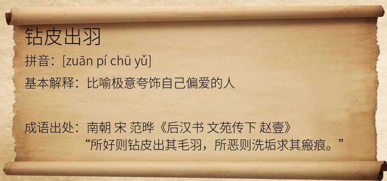 钻皮出羽