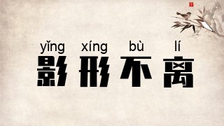 影形不离
