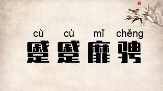 蹙蹙靡骋