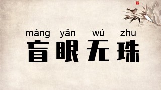 盲眼无珠