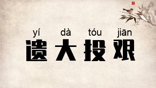 遗大投艰