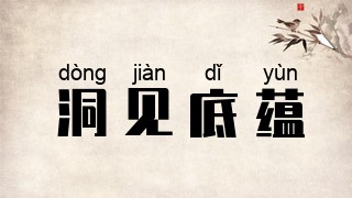 洞见底蕴