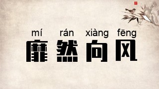 靡然向风