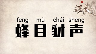 蜂目豺声