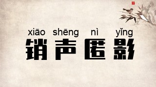 销声匿影