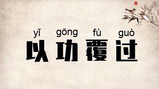以功覆过