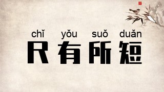 尺有所短