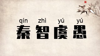 秦智虞愚