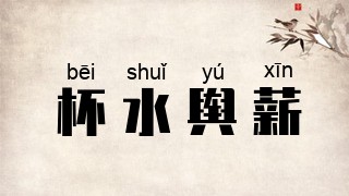 杯水舆薪