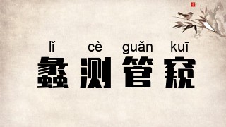 蠡测管窥