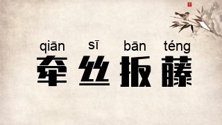 牵丝扳藤