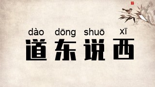 道东说西