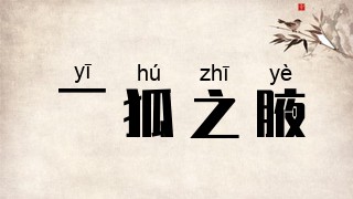 一狐之腋