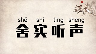 舍实听声