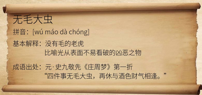 无毛大虫