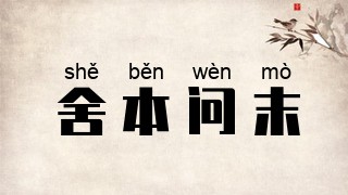 舍本问末